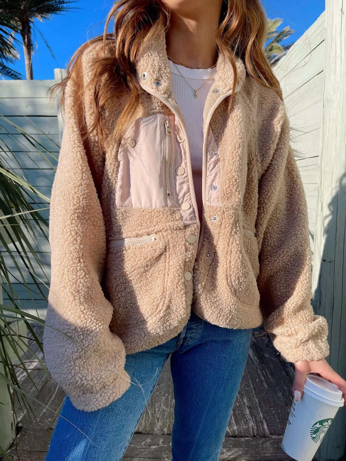 Cozy Days - Polar Fleece Jacket for Women