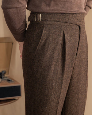 Comfy Family Aldo Wool Trousers Chestnut / 27