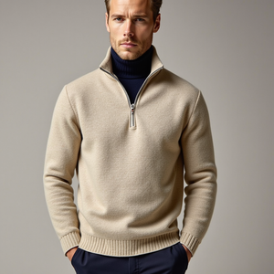 Comfy Family Archer - Quarter Zip Turtleneck Sweater