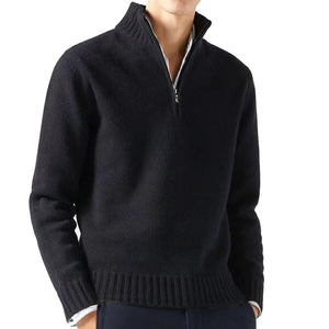 Comfy Family Archer - Quarter Zip Turtleneck Sweater Black / L