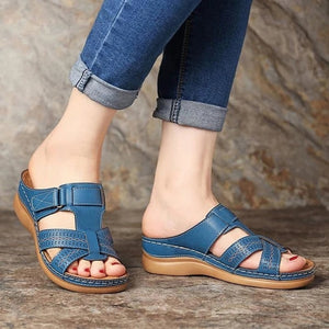 Comfy Family Azure™ - Orthopedic Support Sandals Blue / 35