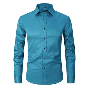 Comfy Family Bolton - Men's Classic Dress Shirt Teal / XS - 38