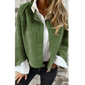 Comfy Family Brunelle - Soft Button-Up Cardigan Vert / S