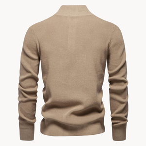 Comfy Family Caldwell - Button Mockneck Sweater