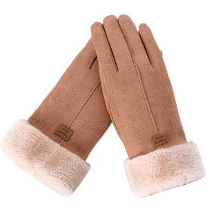 Comfy Family Comfy Fleece Gloves Brown