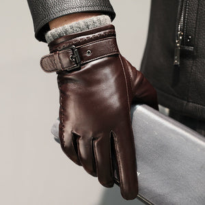 Comfy Family Comfy -  Leather Gloves Coffee / M