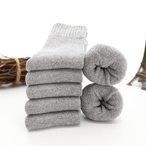 Comfy Family Comfy® Pack of 5 Wool Socks Light Grey