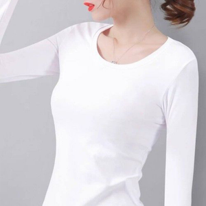 Comfy Family Comfy® Warm Long Sleeve Thermal Top White Crew Neck / S