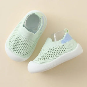 Comfy Family Cozy Cubs™ - Mesh Magic Shoes Pistachio Pop / 0-6 Months