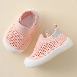 Comfy Family Cozy Cubs™ - Mesh Magic Shoes Rosy Cheeks / 0-6 Months