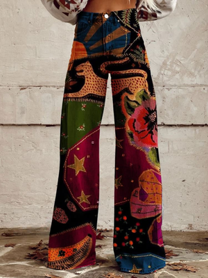 Comfy Family Evandra - The "Color Your Life" Flare Jeans Africa / S