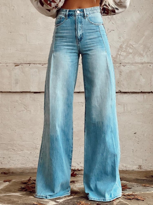 Comfy Family Evandra - The "Color Your Life" Flare Jeans Classic Blue / S