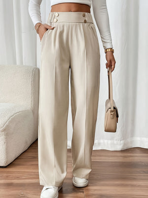 Comfy Family Evelora - High-Waisted Wide Leg Pants