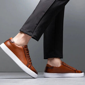 Comfy Family Grant - Men's Leather Sneakers