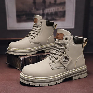 Comfy Family Griffin™ - Men's High Top Boots Gray / 38