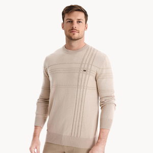 Comfy Family Henley - Modern Comfort Sweater Beige / S