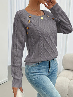 Comfy Family Horizonte - Knitted Button Sweater