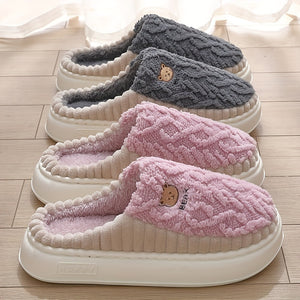 Comfy Family HugMe -  Fleece Bear Slippers