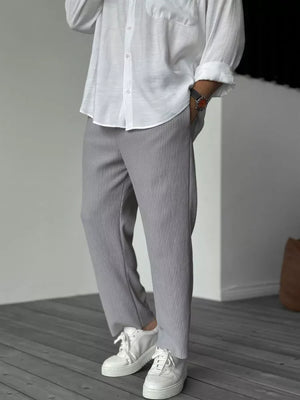 Comfy Family Kendrick - Relaxed Pleated Pant Grey / S