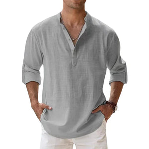 Comfy Family Lanelli - Linen Shirt Grijs / S