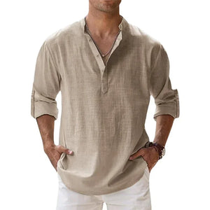 Comfy Family Lanelli - Linen Shirt Khaki / S