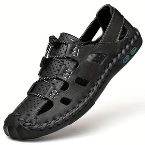 Comfy Family Leon™ - Ultra Breathable Leather Shoes Black / 38