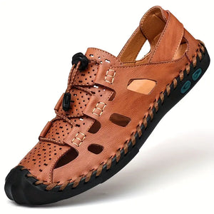 Comfy Family Leon™ - Ultra Breathable Leather Shoes Brown / 38