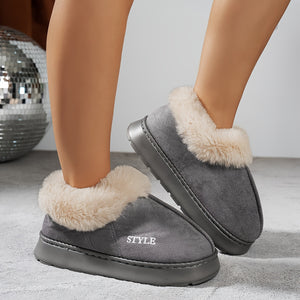 Comfy Family Luna - Fleece Suede Slippers