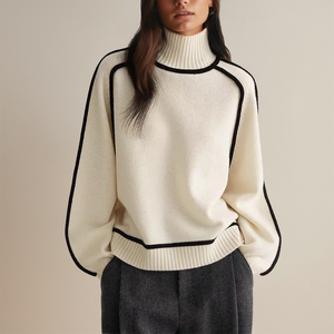 Comfy Family Maren - Turtleneck Sweater Cream / S