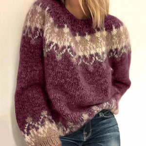 Comfy Family Martia - Cozy Knitwear Sweater Red / S