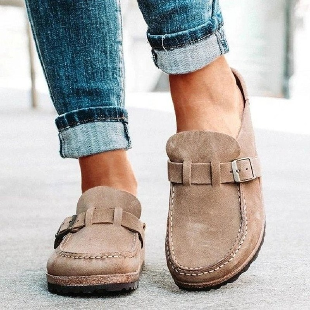 Medo Suede Moccasin Sandals Comfy Family