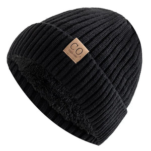 Comfy Family Men's Fleece Beanie Black