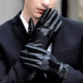 Men's Fleece Leather Gloves