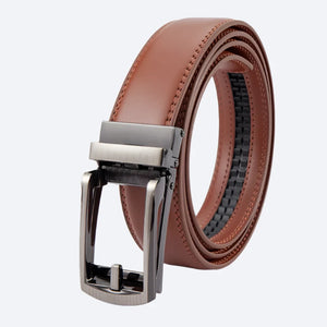 Comfy Family Men's Leather Belt Light Brown / 110cm