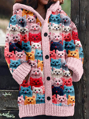 Comfy Family Meowy - The Cat Lover's Coat