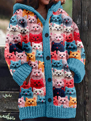 Comfy Family Meowy - The Cat Lover's Coat