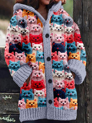 Comfy Family Meowy - The Cat Lover's Coat