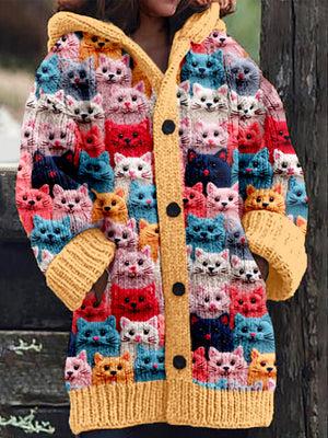 Comfy Family Meowy - The Cat Lover's Coat