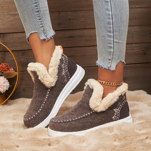 Comfy Family Mila - Fleece-Lined Slip-On Boots