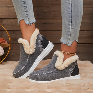 Comfy Family Mila - Fleece-Lined Slip-On Boots