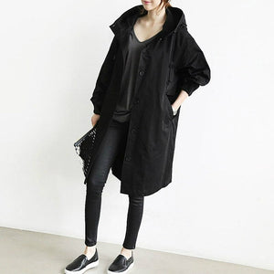 Comfy Family Mistral - Elegant Trench Coat Black / S