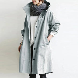 Comfy Family Mistral - Elegant Trench Coat Light Blue / S