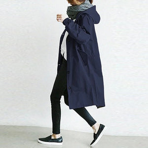 Comfy Family Mistral - Elegant Trench Coat Navy Blue / S