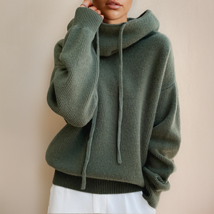 Comfy Family Nora - Merino Turtleneck Sweater Green / S