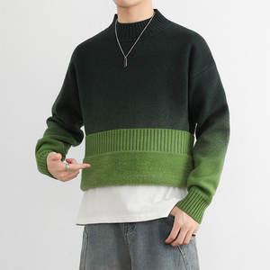 Comfy Family Ombré Knit Crewneck