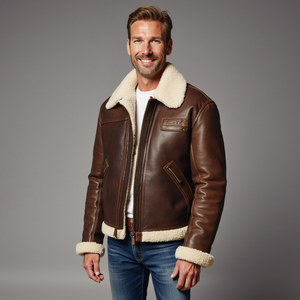 Comfy Family Orion - Aviator Shearling Jacket