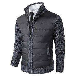 Comfy Family Pryden - Casual High Neck Jacket Dark Gray / M