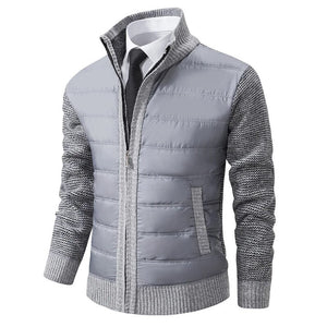 Comfy Family Pryden - Casual High Neck Jacket Light Gray / M