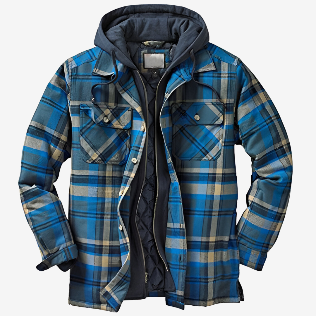 Insulated flannel hoodie online