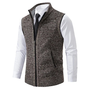 Comfy Family Reed - Premium Knit Vest Brown / S